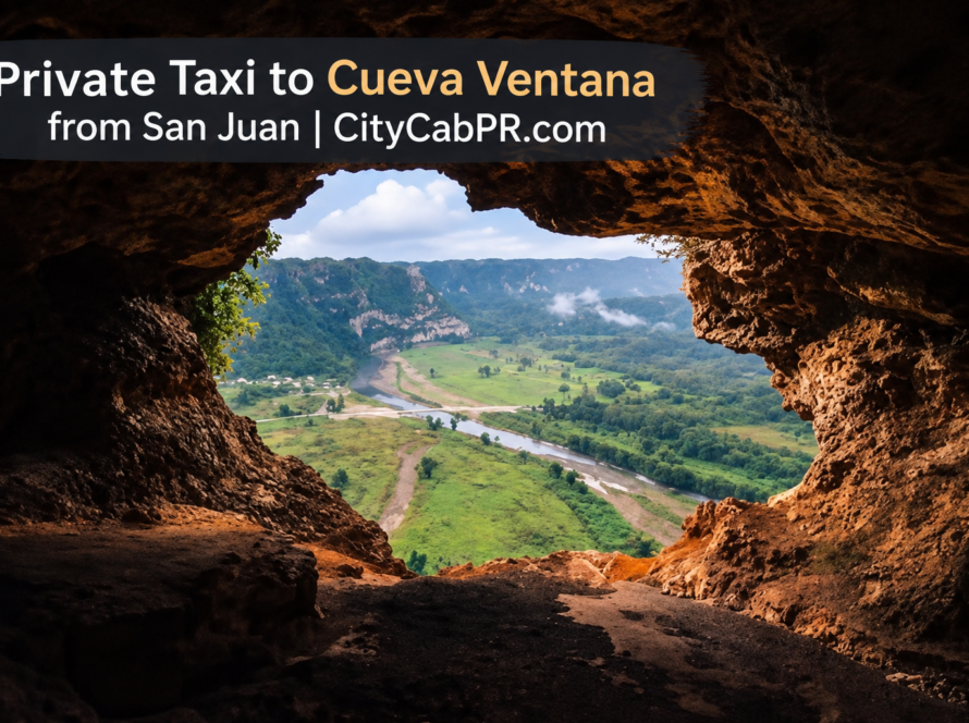 Taxi to Cueva Ventana from San Juan Puerto Rico