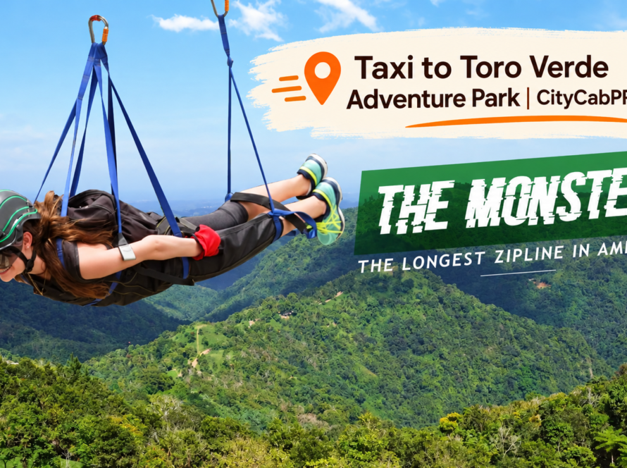 Taxi to Toro Verde Adventure Park from San Juan Puerto Rico